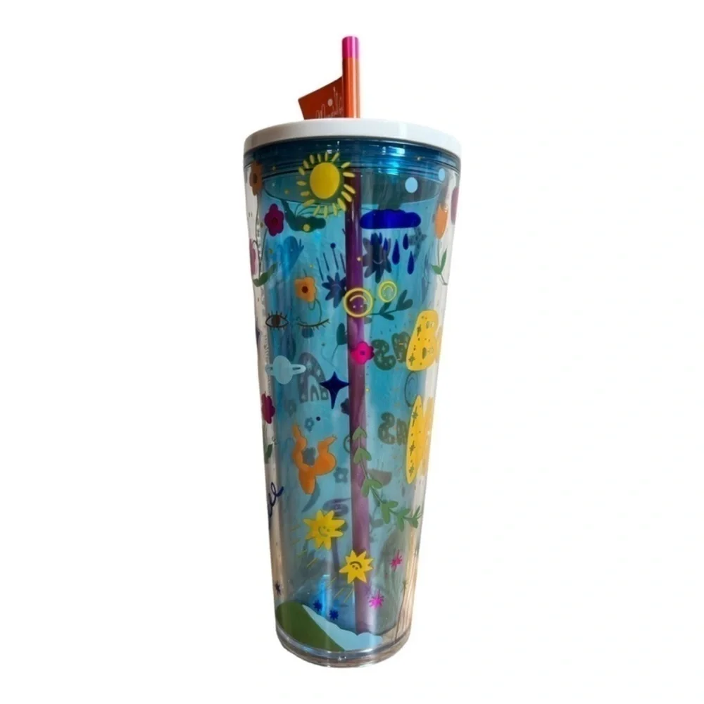 STARBUCKS FALL 2023 Buenas Vibras “GOOD VIBES” Manuela Guillen Tumbler 24oz